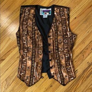 Vintage beaded/ sequin vest